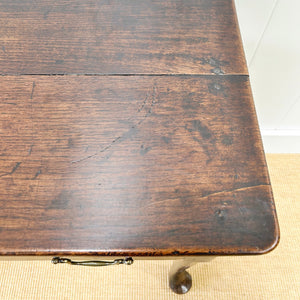 A Georgian Oak Console Table