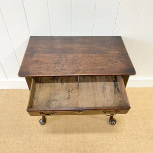 A Georgian Oak Console Table