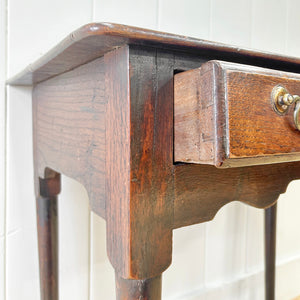 A Georgian Oak Console Table