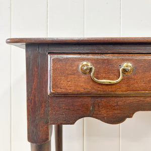 A Georgian Oak Console Table