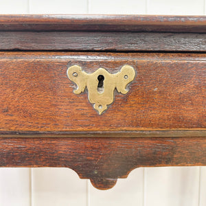 A Georgian Oak Console Table