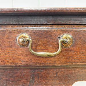 A Georgian Oak Console Table