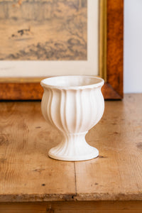 A Charming Hull Pottery White Vase