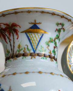 A Stunning Antique Camille Le Tallec Porcelain Vase - Chinoiserie