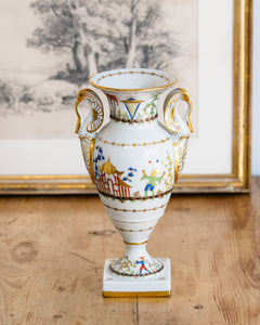 A Stunning Antique Camille Le Tallec Porcelain Vase - Chinoiserie