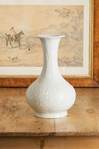 A Pair of White Blanc De Chine Chinese Vases from the Metropolitan Museum of Art