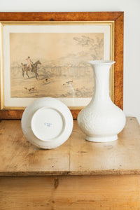 A Pair of White Blanc De Chine Chinese Vases from the Metropolitan Museum of Art