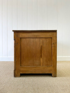 Magnificent Antique English Pine Pedestal Desk c1890