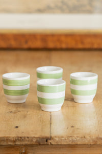 Irish Pottery Egg Cups (Set of 4)