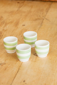 Irish Pottery Egg Cups (Set of 4)