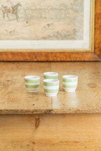 Irish Pottery Egg Cups (Set of 4)