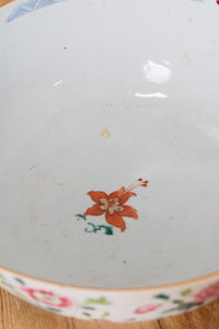 Chinese Qianlong Floral Porcelain Bowl