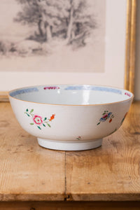 Chinese Qianlong Floral Porcelain Bowl