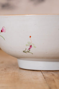 Chinese Qianlong Floral Porcelain Bowl