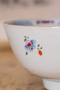 Chinese Qianlong Floral Porcelain Bowl