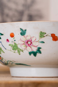 Chinese Qianlong Floral Porcelain Bowl