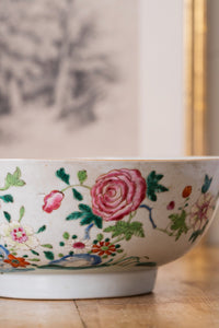 Chinese Qianlong Floral Porcelain Bowl