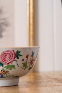 Chinese Qianlong Floral Porcelain Bowl